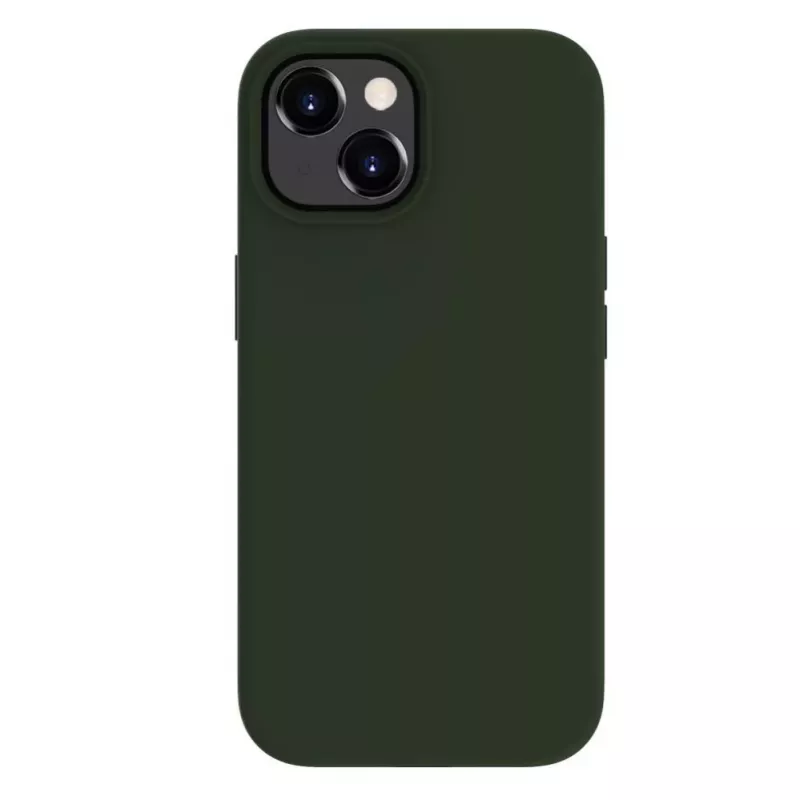 Evelatus Apple iPhone 15 Premium Magsafe Soft Touch Silicone Case Dark Olive