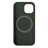 Evelatus Apple iPhone 15 Premium Magsafe Soft Touch Silicone Case Dark Olive