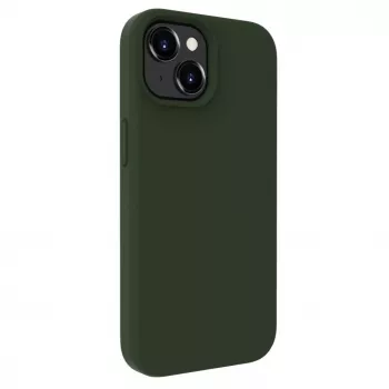 Evelatus Apple iPhone 15 Premium Magsafe Soft Touch Silicone Case Dark Olive