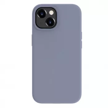 Evelatus Apple iPhone 15 Premium Magsafe Soft Touch Silicone Case Lavender Gray
