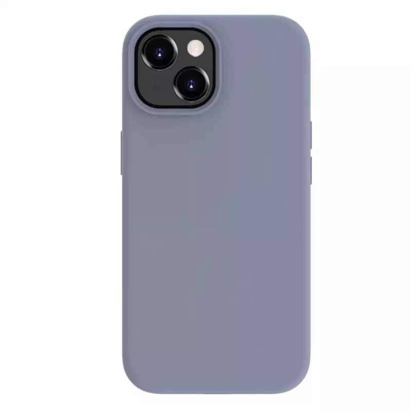 Evelatus Apple iPhone 15 Premium Magsafe Soft Touch Silicone Case Lavender Gray
