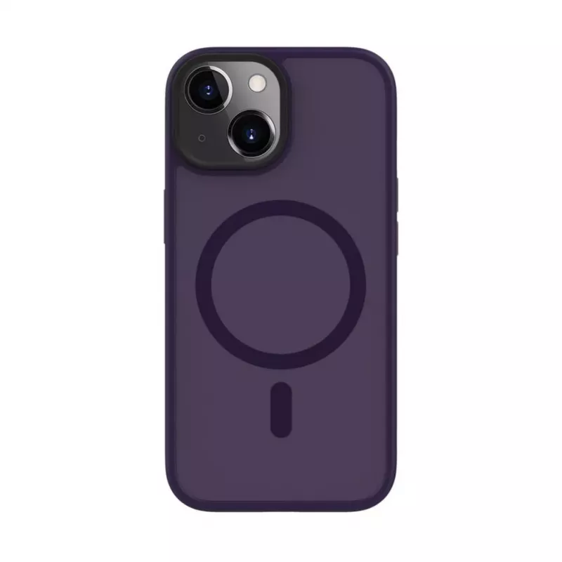 Evelatus Apple iPhone 15 Hybrid Case z MagSafe PC+TPU Deep Purple