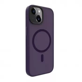 Evelatus Apple iPhone 15 Hybrid Case z MagSafe PC+TPU Deep Purple