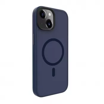 Evelatus Apple iPhone 15 Plus Hybrid Case z MagSafe PC+TPU Ciemnoniebieski