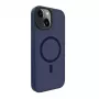 Evelatus Apple iPhone 15 Plus Hybrid Case z MagSafe PC+TPU Ciemnoniebieski