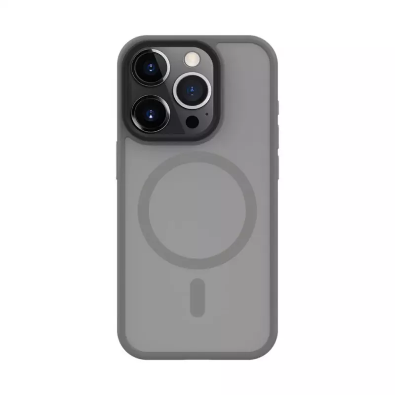 Evelatus Apple iPhone 15 Pro Hybrid Case z MagSafe PC+TPU Srebrny