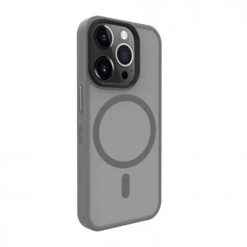 Evelatus Apple iPhone 15 Pro Hybrid Case z MagSafe PC+TPU Srebrny