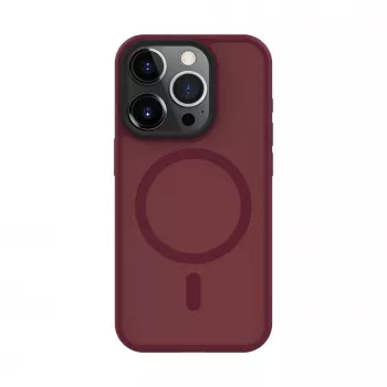 Evelatus Apple iPhone 15 Pro Hybrid Case z MagSafe PC+TPU Śliwka