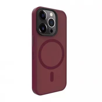 Evelatus Apple iPhone 15 Pro Hybrid Case z MagSafe PC+TPU Śliwka