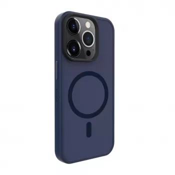 Evelatus Apple iPhone 15 Pro Max Hybrid Case z MagSafe PC+TPU Ciemnoniebieski