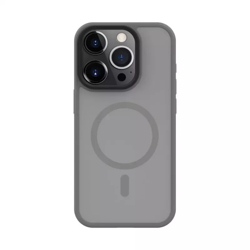 Evelatus Apple iPhone 15 Pro Max Hybrid Case z MagSafe PC+TPU Srebrny
