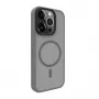 Evelatus Apple iPhone 15 Pro Max Hybrid Case z MagSafe PC+TPU Srebrny