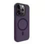 Evelatus Apple iPhone 15 Pro Max Hybrid Case z MagSafe PC+TPU Deep Purple