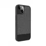Evelatus Apple iPhone 15 Plastic Leather Magsafe Back Cover Gray