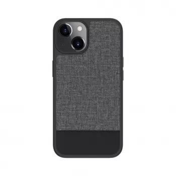 Evelatus Apple iPhone 15 Plus Plastic Leather Magsafe Back Cover Gray