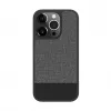 Evelatus Apple iPhone 15 Pro Plastic Leather MagSafe Back Cover Gray