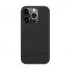 Evelatus Apple iPhone 15 Pro Max Plastic Leather Magsafe Back Cover Black
