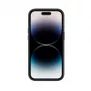 Evelatus Apple iPhone 15 Pro Max Plastic Leather Magsafe Back Cover Black