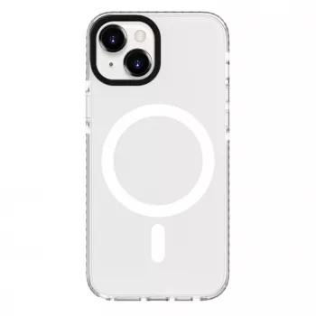 Evelatus Apple iPhone 15 Plus Clear Case PC+TPU With MagSafe Transparent
