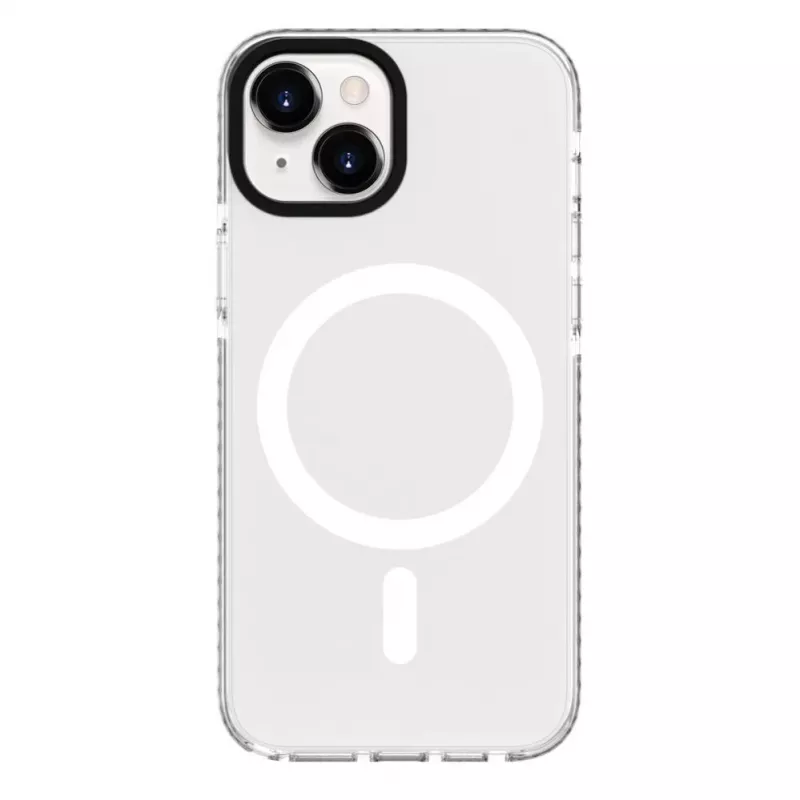 Evelatus Apple iPhone 15 Plus Clear Case PC+TPU With MagSafe Transparent