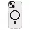 Evelatus Apple iPhone 15 Plus Clear Case PC+TPU With MagSafe Transparent Black
