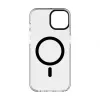 Evelatus Apple iPhone 15 Plus Clear Case PC+TPU With MagSafe Transparent Black