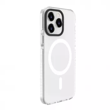 Evelatus Apple iPhone 15 Przezroczyste Etui PC+TPU z MagSafe