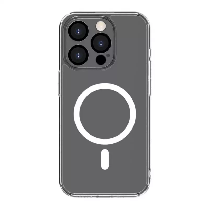 Evelatus Apple iPhone 15 Przezroczyste Etui z MagSafe i Ochroną Aparatu