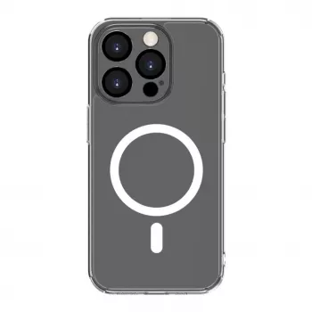 Evelatus Apple iPhone 15 Pro Max Clear Case With MagSafe and Camera Protection Transparent