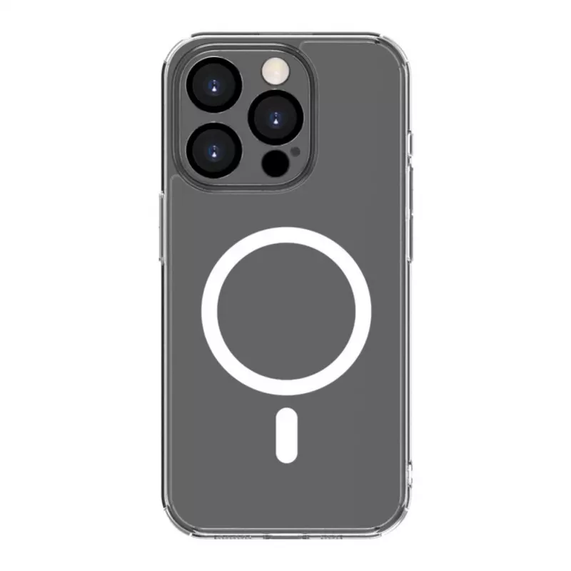 Evelatus Apple iPhone 15 Pro Max Clear Case With MagSafe and Camera Protection Transparent