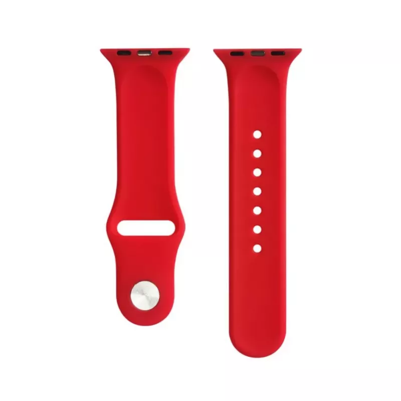 Evelatus Pasek Silikonowy Loop do Zegarka 38/40/41mm (132mm M/L) Czerwony
