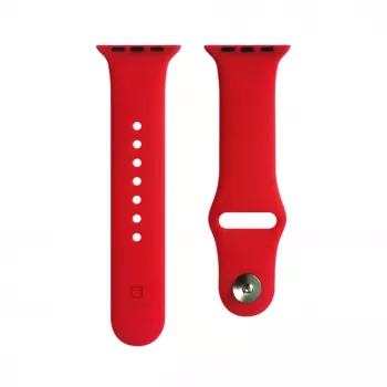 Evelatus Pasek Silikonowy Loop do Zegarka 38/40/41mm (132mm M/L) Czerwony
