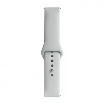 Pasek Evelatus Watch 20mm Silicone Loop (130mm M/L) Silver