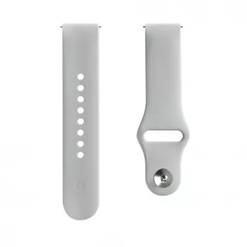 Pasek Evelatus Watch 20mm Silicone Loop (130mm M/L) Silver