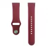 Evelatus Pasek do zegarka Silikonowy Loop 22mm (130mm M/L) Śliwkowy