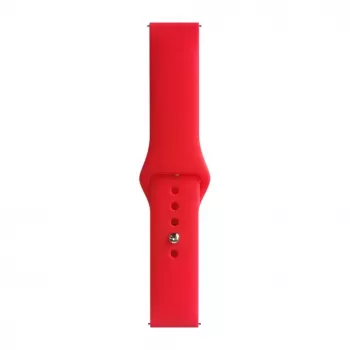 Pasek Evelatus 22mm Silikonowy Loop (130mm M/L) Czerwony