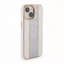 iLike Apple iPhone 15 Diamonds and Leather Case White