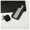 iLike Apple iPhone 15 Diamonds and Leather Case Black