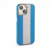 iLike Apple iPhone 15 Diamonds and Leather Case Blue