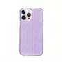 iLike Apple iPhone 14 Pro Silicone Case Shine Transparent Violet
