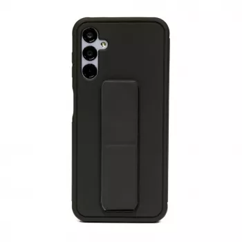 iLike Samsung Galaxy A14 5G Silikonowe etui z podstawką Czarny