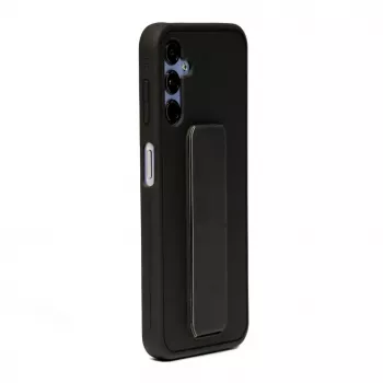 iLike Samsung Galaxy A14 5G Silikonowe etui z podstawką Czarny