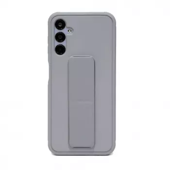 iLike Samsung Galaxy A14 5G Silikonowe etui z podstawką Fioletowy