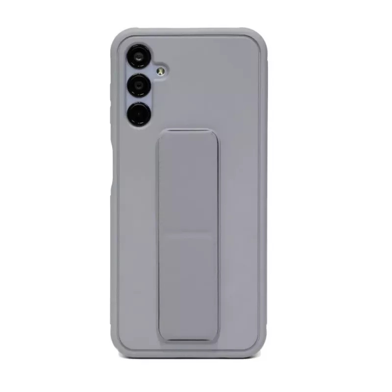 iLike Samsung Galaxy A14 5G Silikonowe etui z podstawką Fioletowy