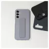 iLike Samsung Galaxy A14 5G Silikonowe etui z podstawką Fioletowy