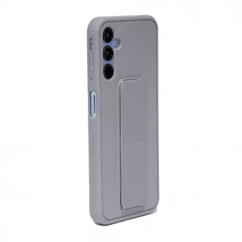 iLike Samsung Galaxy A14 5G Silikonowe etui z podstawką Fioletowy