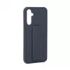 iLike Samsung Galaxy A34 5G Silikonowe etui z podstawką Niebieski