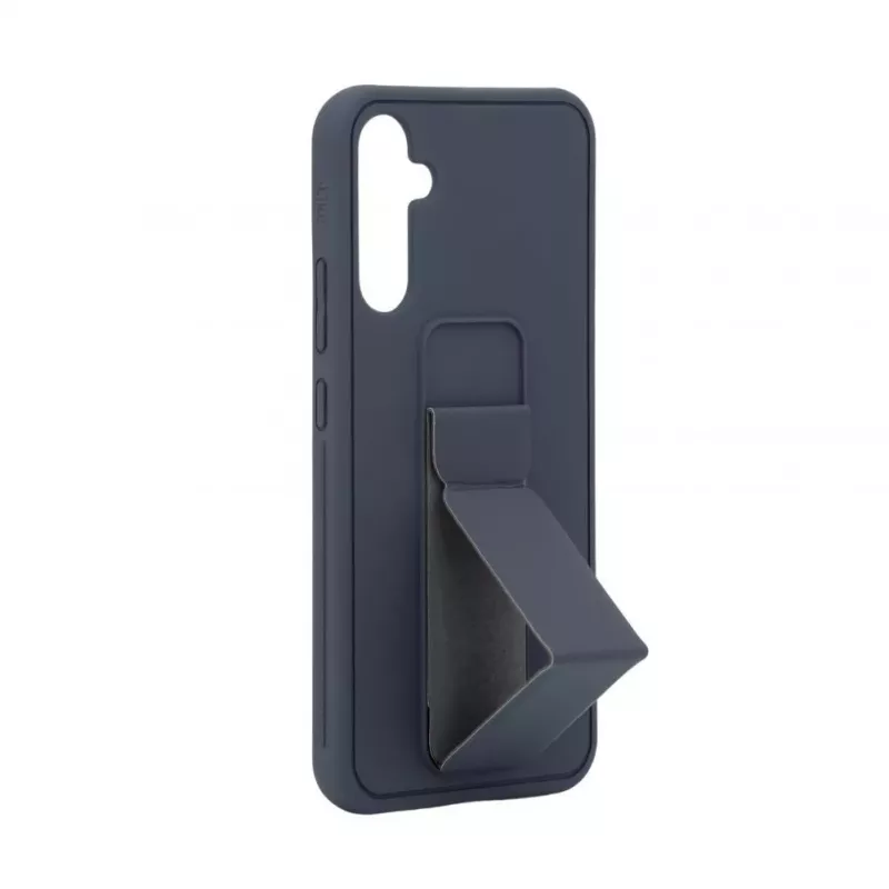 iLike Samsung Galaxy A34 5G Silikonowe etui z podstawką Niebieski