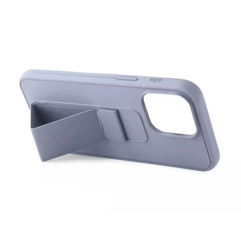 iLike Apple iPhone 13 Silicone Case with Stand Purple