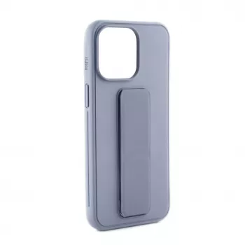 iLike Apple iPhone 13 Silicone Case with Stand Purple
